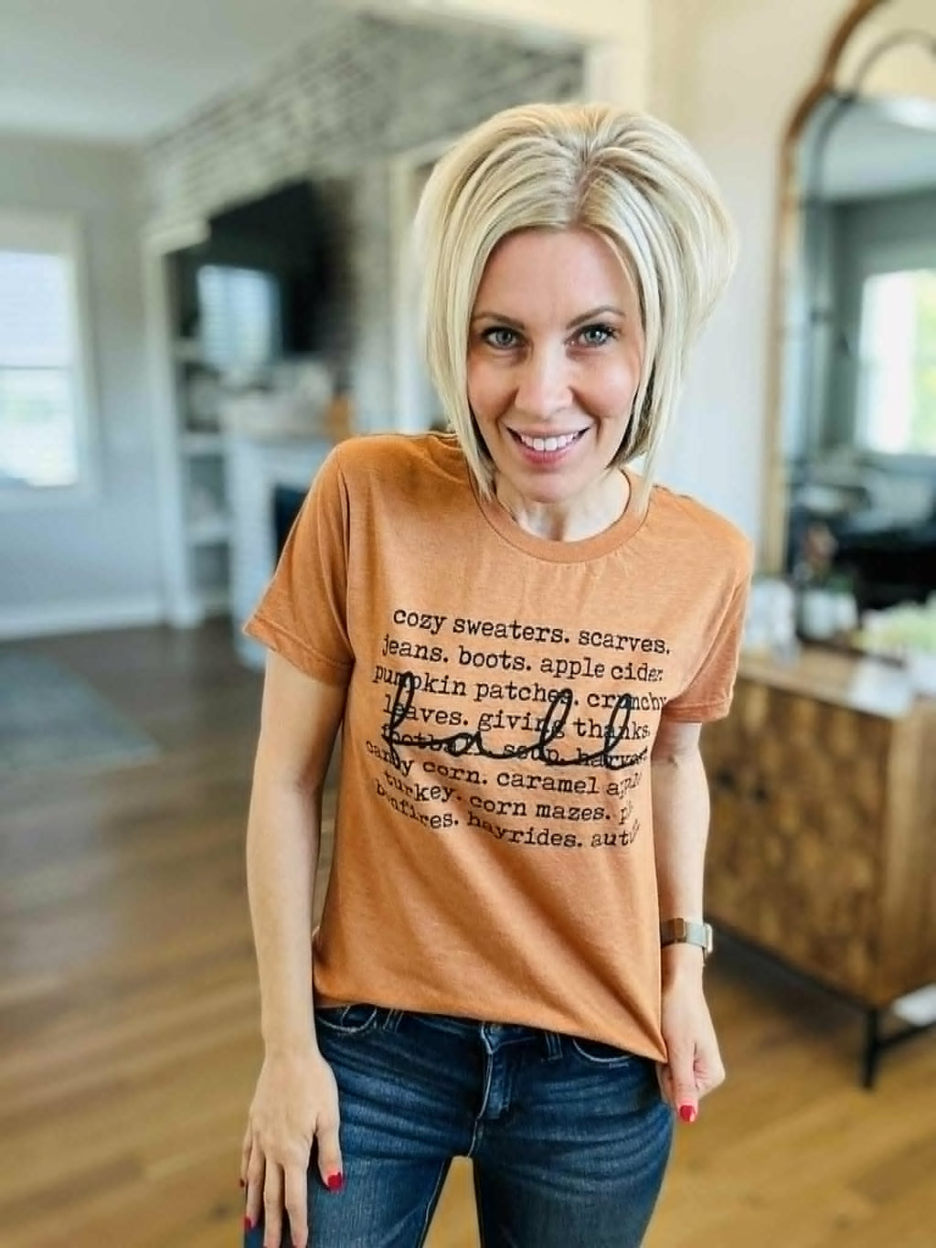 Fall Words Collage Top Selling Seasonal Graphic - Adult & Kids T-Shirts, Sweatshirts & Hoodies apparel design preview 1