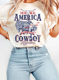 Make America Cowboy Again Graphic - Adult & Kids T-Shirts, Sweatshirts & Hoodies apparel design preview 1