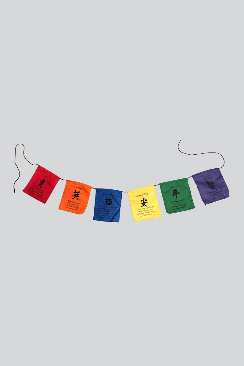 Cotton Prayer Flags (CP-45) - Adult & Kids T-Shirts, Sweatshirts & Hoodies apparel design preview 1
