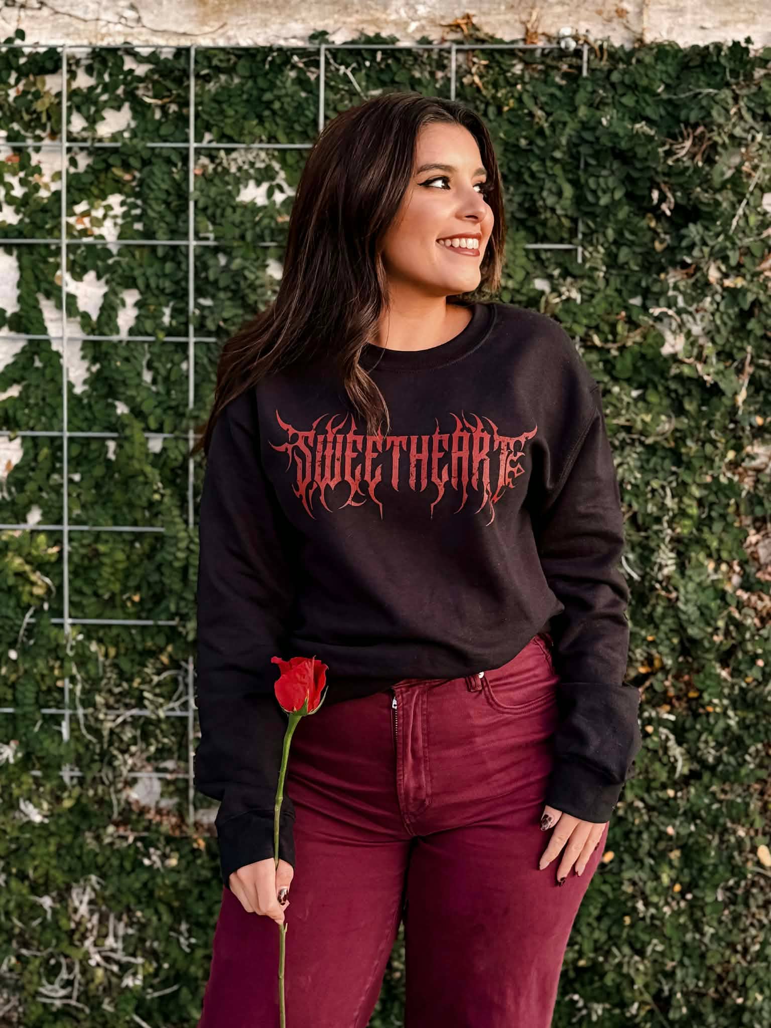 Sweetheart Crewneck Valentine's Day Metal - Adult & Kids T-Shirts, Sweatshirts & Hoodies apparel design preview 1