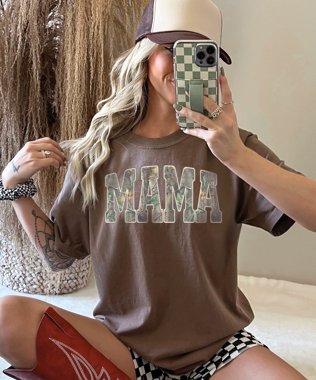 Camo Mama - Adult & Kids T-Shirts, Sweatshirts & Hoodies apparel design preview 1