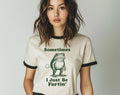 Sometimes I Just Be Fartin' Funny Frog Retro Ringer - Adult & Kids T-Shirts, Sweatshirts & Hoodies apparel design preview 1