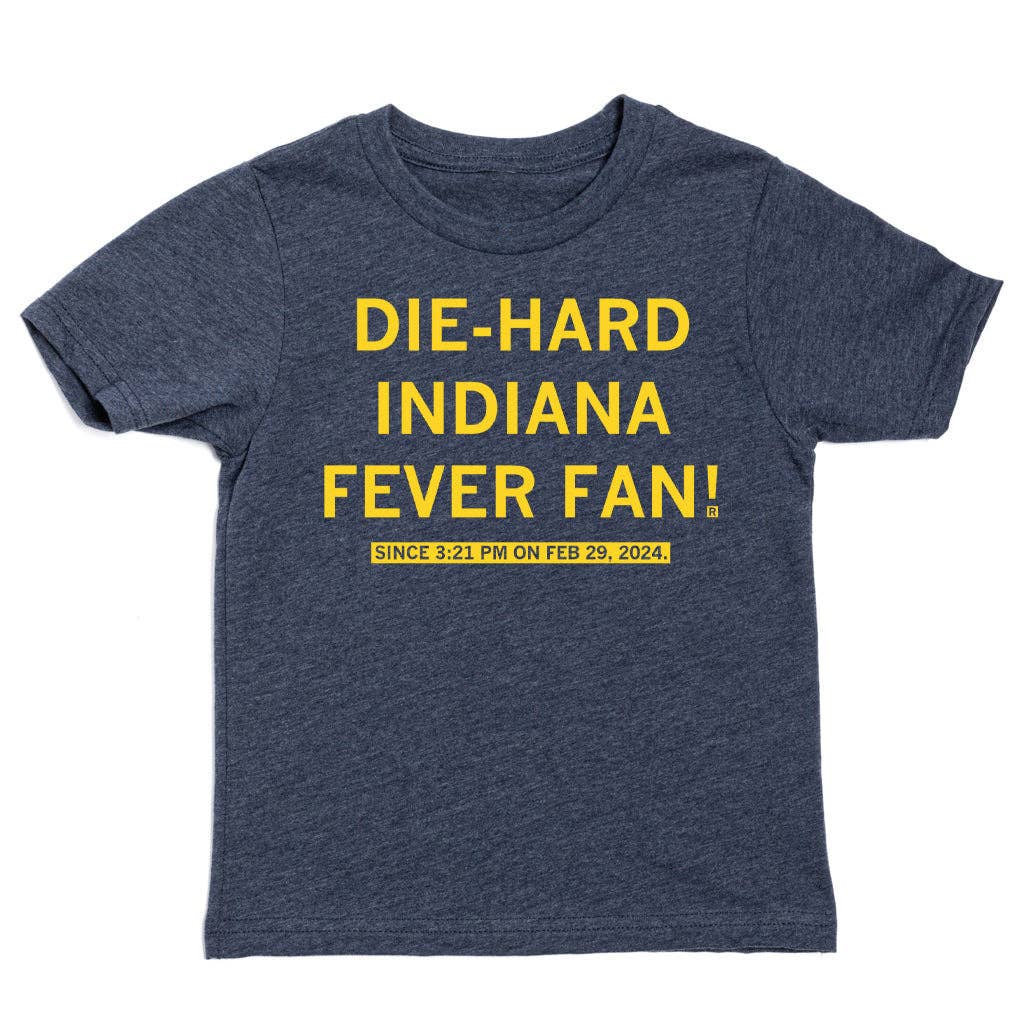 Die-Hard Indiana Fever Fan Kids - Adult & Kids T-Shirts, Sweatshirts & Hoodies apparel design preview 1