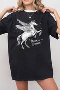 Pegasus Dream On Dreamer Oversize Graphic - Adult & Kids T-Shirts, Sweatshirts & Hoodies apparel design preview 1