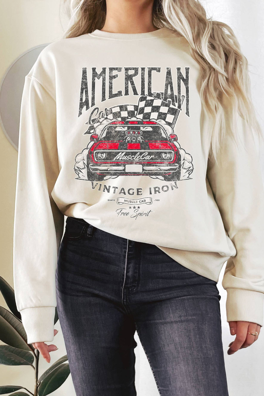 American Muscle Car Graphix Terry - Adult & Kids T-Shirts, Sweatshirts & Hoodies apparel design preview 1