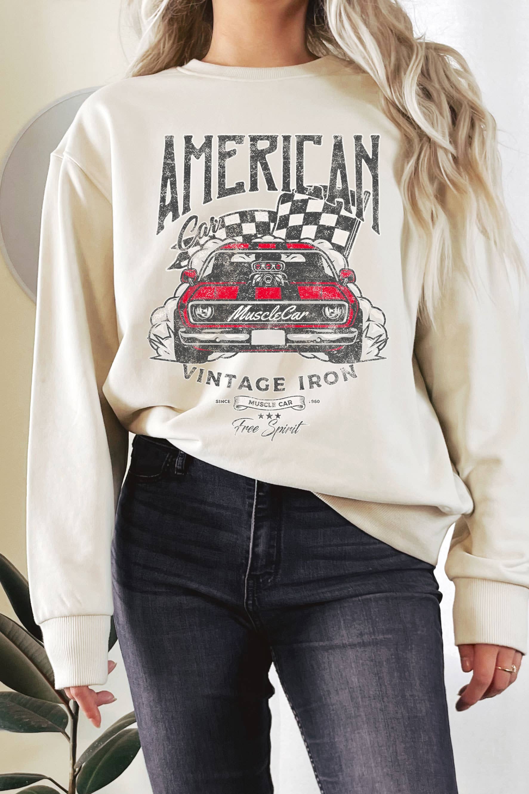 American Muscle Car Graphix Terry - Adult & Kids T-Shirts, Sweatshirts & Hoodies apparel design preview 1