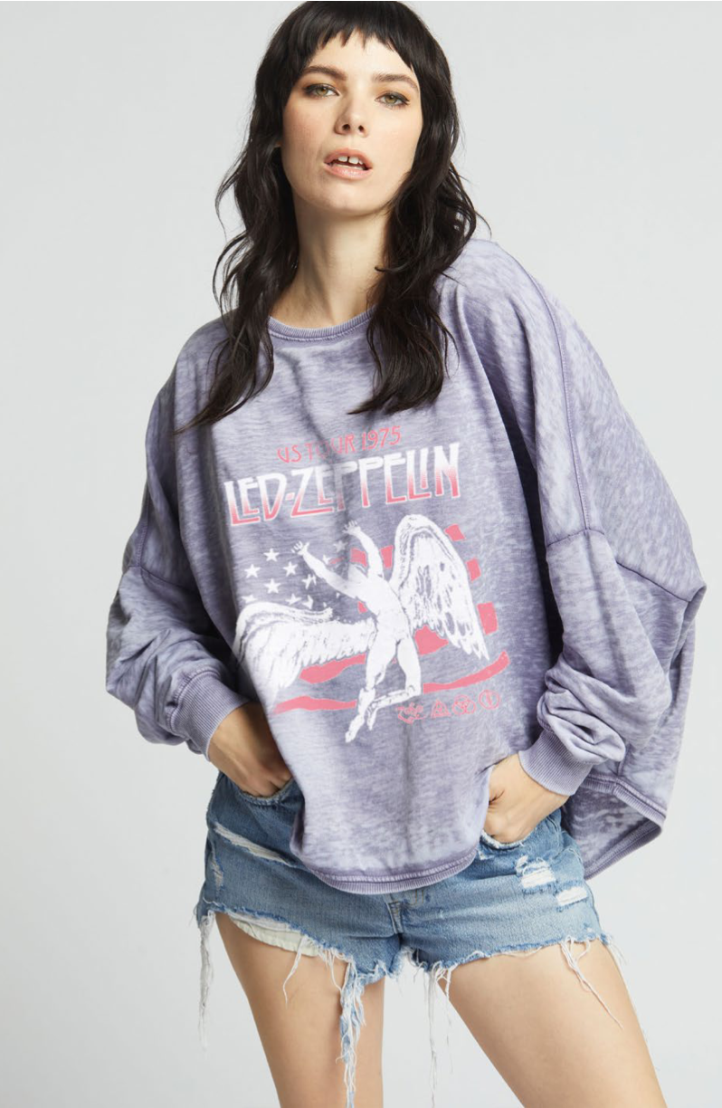 303683 830 Led Zeppelin One Size Graphic Ls Fleece - Adult & Kids T-Shirts, Sweatshirts & Hoodies apparel design preview 1