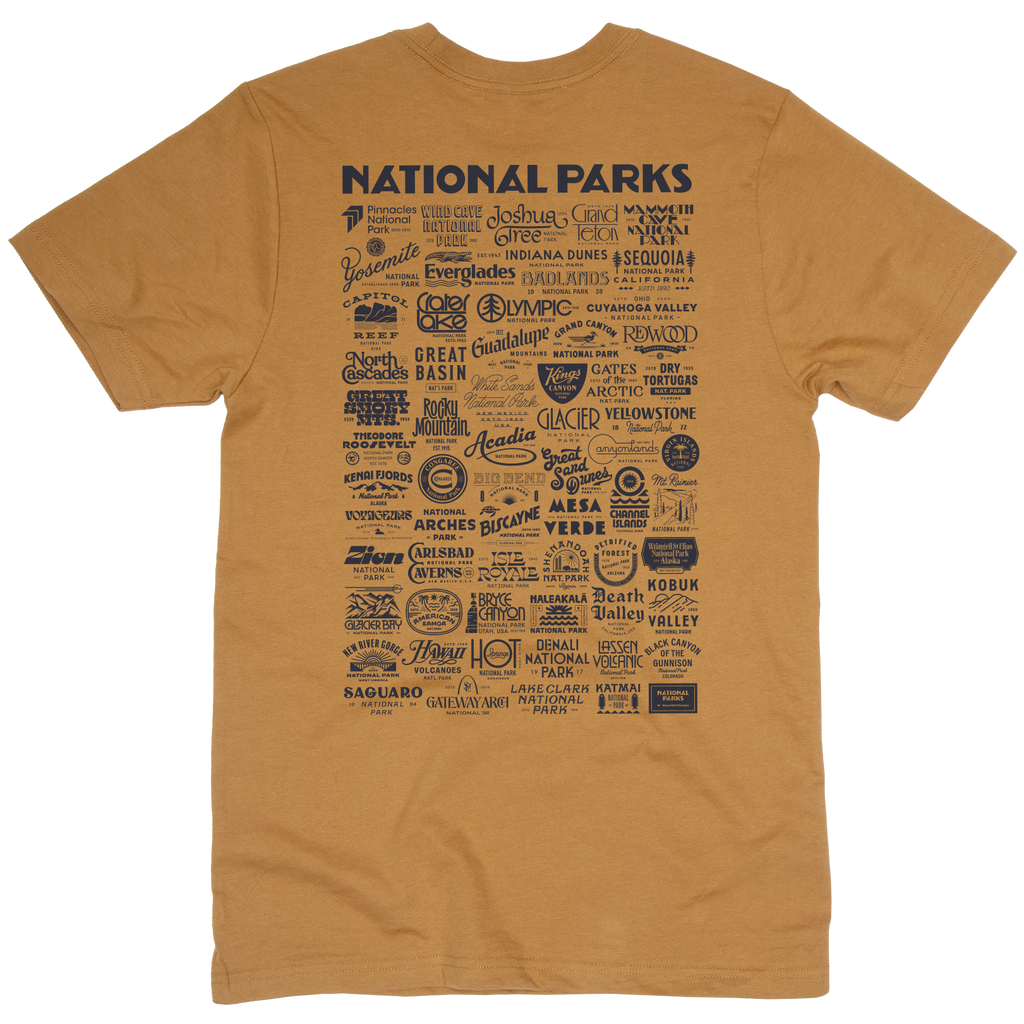 National Park Type Unisex Short Sleeve - Adult & Kids T-Shirts, Sweatshirts & Hoodies apparel design preview 1