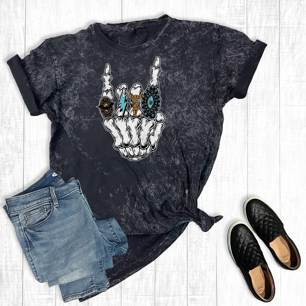 Western Halloween Turquoise Rock and Roll Mineral - Adult & Kids T-Shirts, Sweatshirts & Hoodies apparel design preview 1