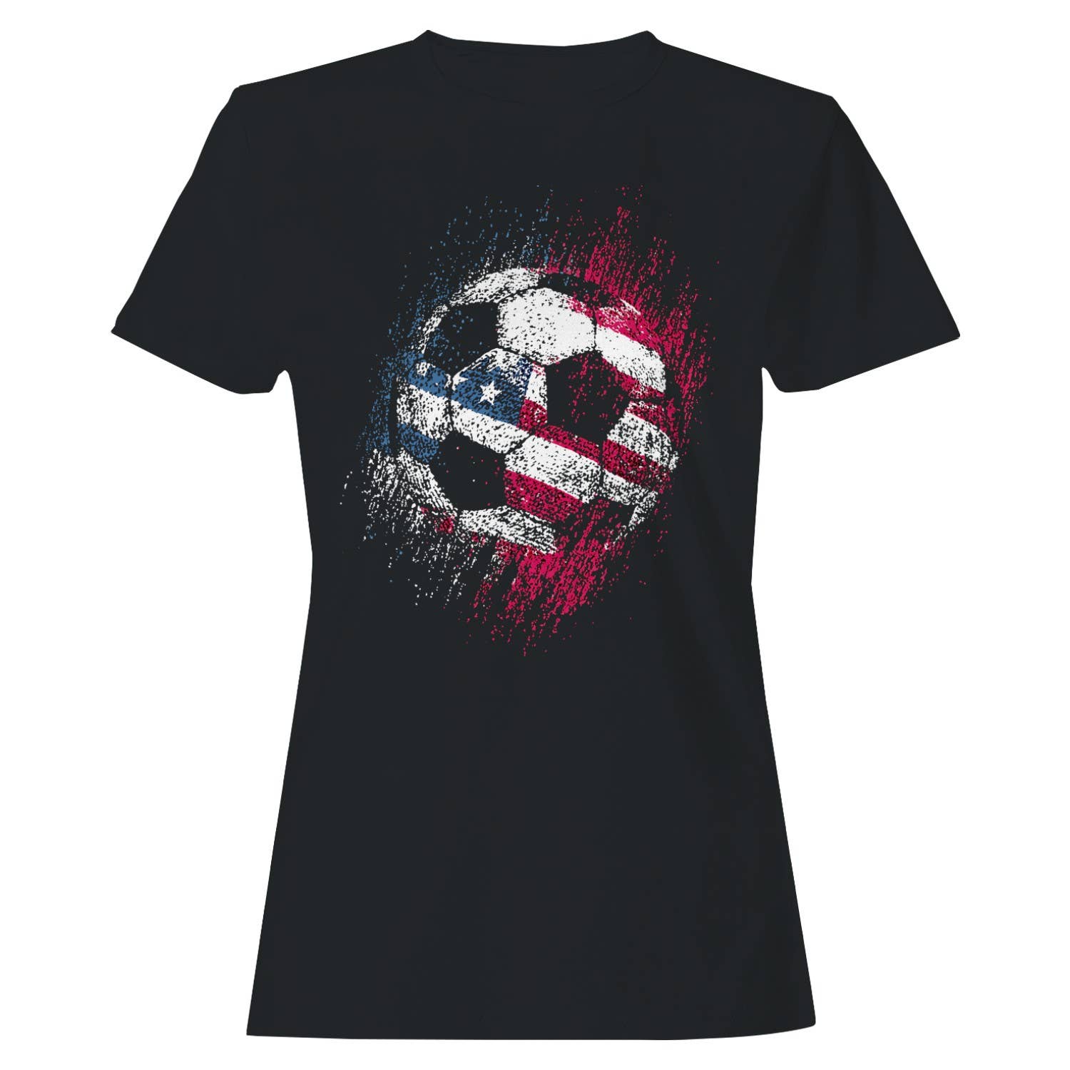 American Soccer Ball Women's - Adult & Kids T-Shirts, Sweatshirts & Hoodies apparel design preview 1
