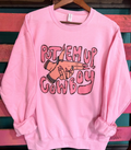 Put 'em Up Cowboy- 2 Color Options - Adult & Kids T-Shirts, Sweatshirts & Hoodies apparel design preview 1