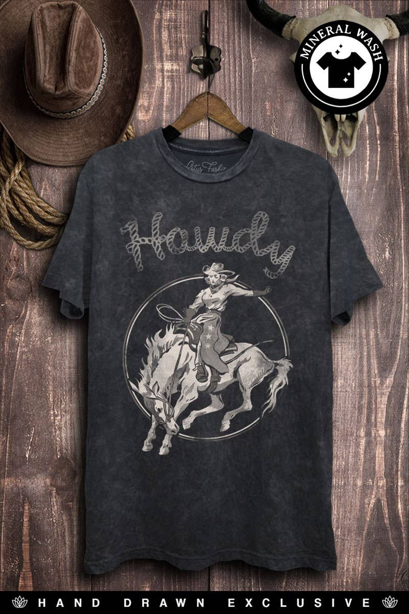 Howdy Graphic Top - Adult & Kids T-Shirts, Sweatshirts & Hoodies apparel design preview 1
