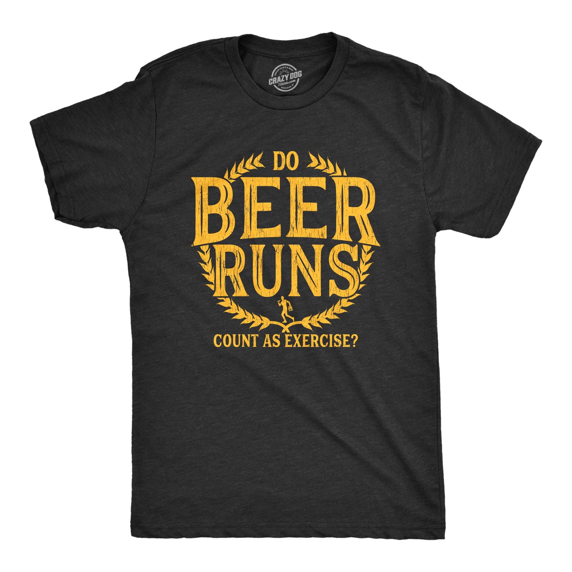 Do Beer Runs Count As Exercise Men's - Adult & Kids T-Shirts, Sweatshirts & Hoodies apparel design preview 1