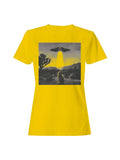 Alien Cat in Desert Encounter Women's - Adult & Kids T-Shirts, Sweatshirts & Hoodies apparel design preview 1