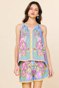 Sleeveless Border Print Top - Adult & Kids T-Shirts, Sweatshirts & Hoodies apparel design preview 1