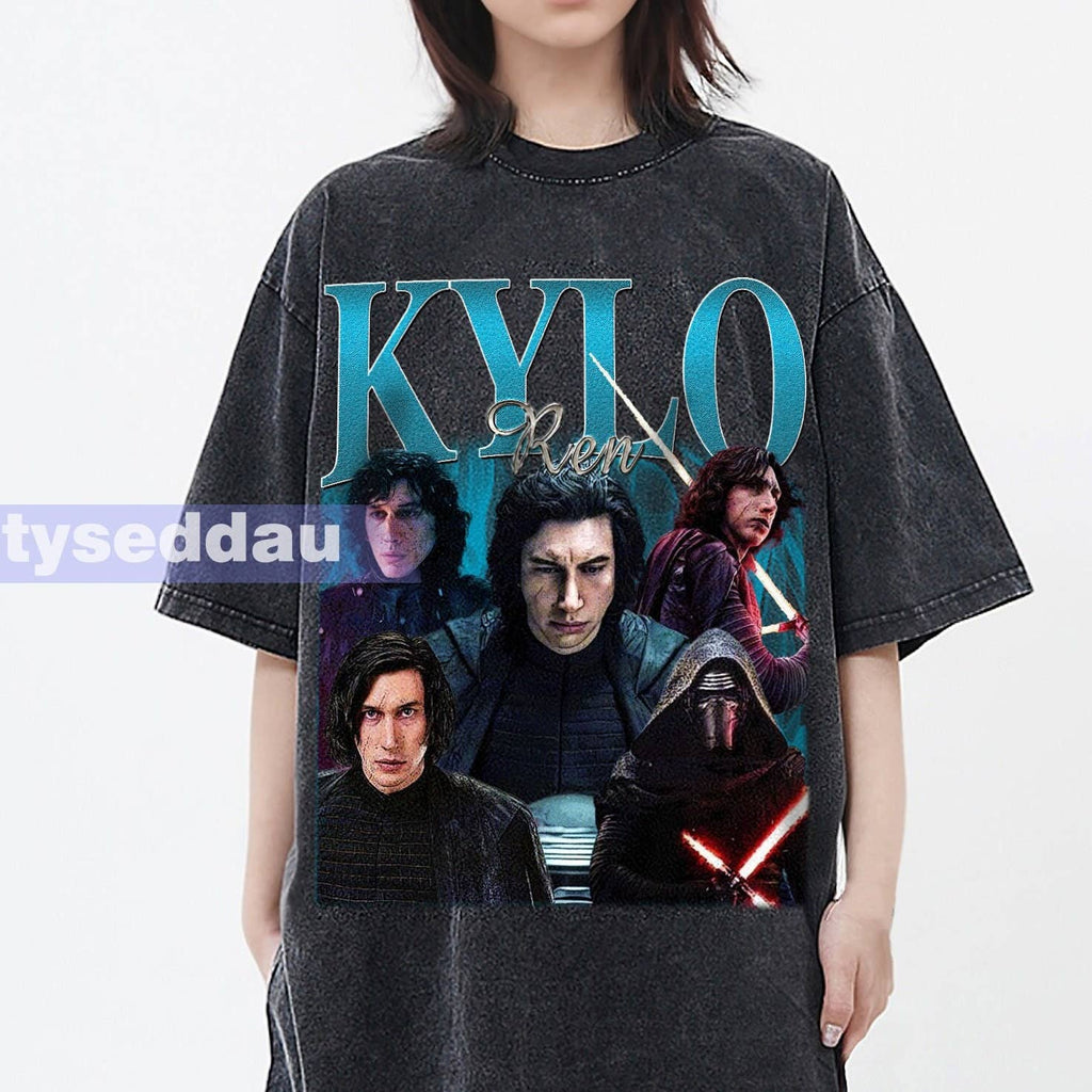 Kylo Ren Retro 90's Graphic Vintage Style - Adult & Kids T-Shirts, Sweatshirts & Hoodies apparel design preview 1