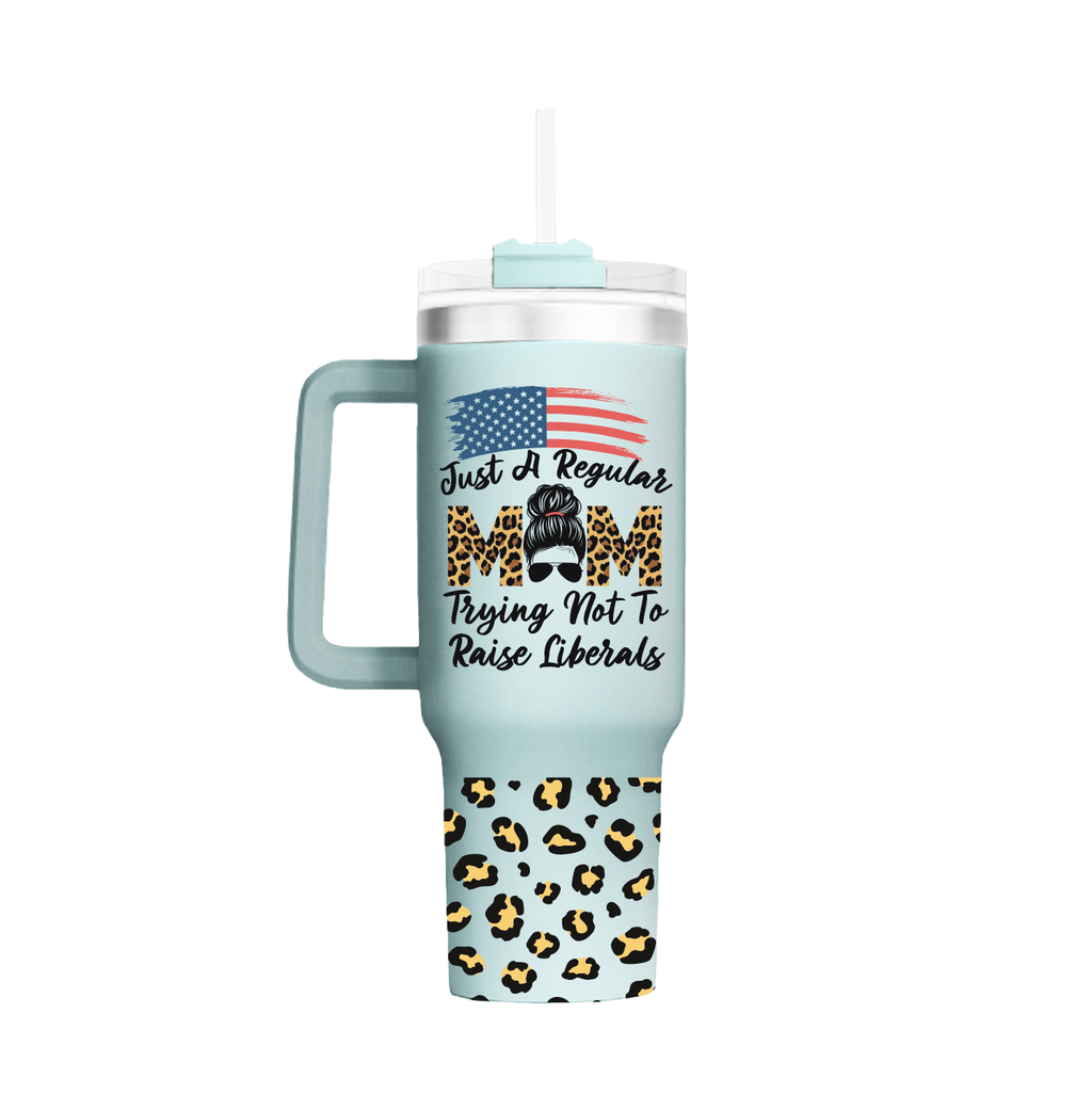 Just A Regular Mom 40oz Tumbler 3560 - Adult & Kids T-Shirts, Sweatshirts & Hoodies apparel design preview 1