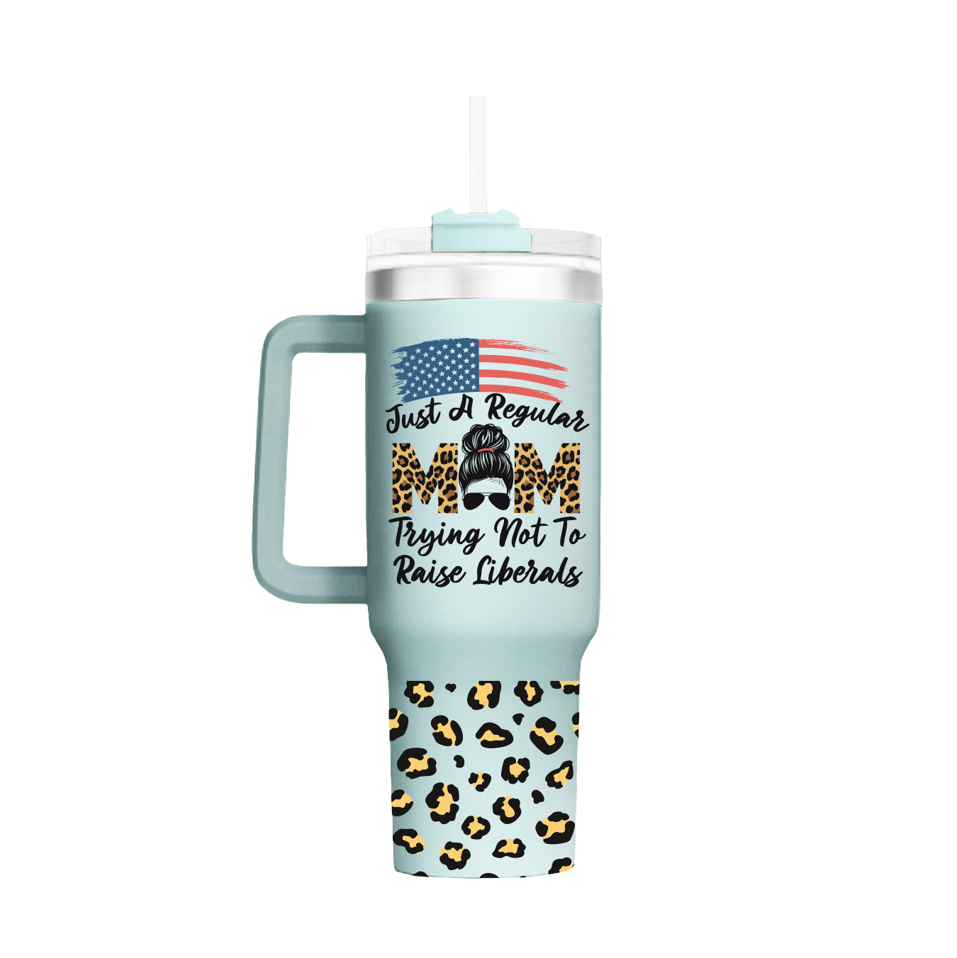 Just A Regular Mom 40oz Tumbler 3560 - Adult & Kids T-Shirts, Sweatshirts & Hoodies apparel design preview 1