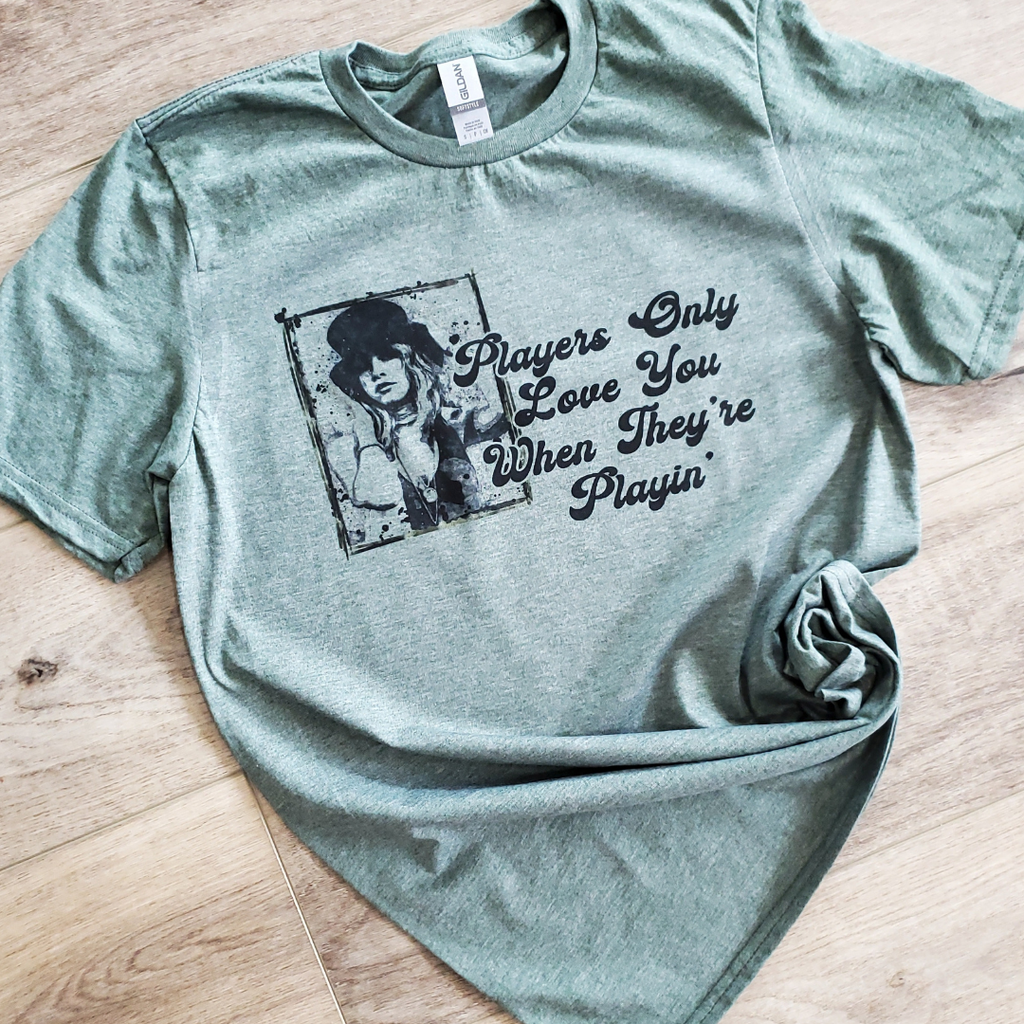 Players Only Love You Rock and Roll Graphic - Adult & Kids T-Shirts, Sweatshirts & Hoodies apparel design preview 1