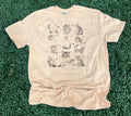 Vintage Cat Collage On Gildan Softstyle Dusty Rose - Adult & Kids T-Shirts, Sweatshirts & Hoodies apparel design preview 1