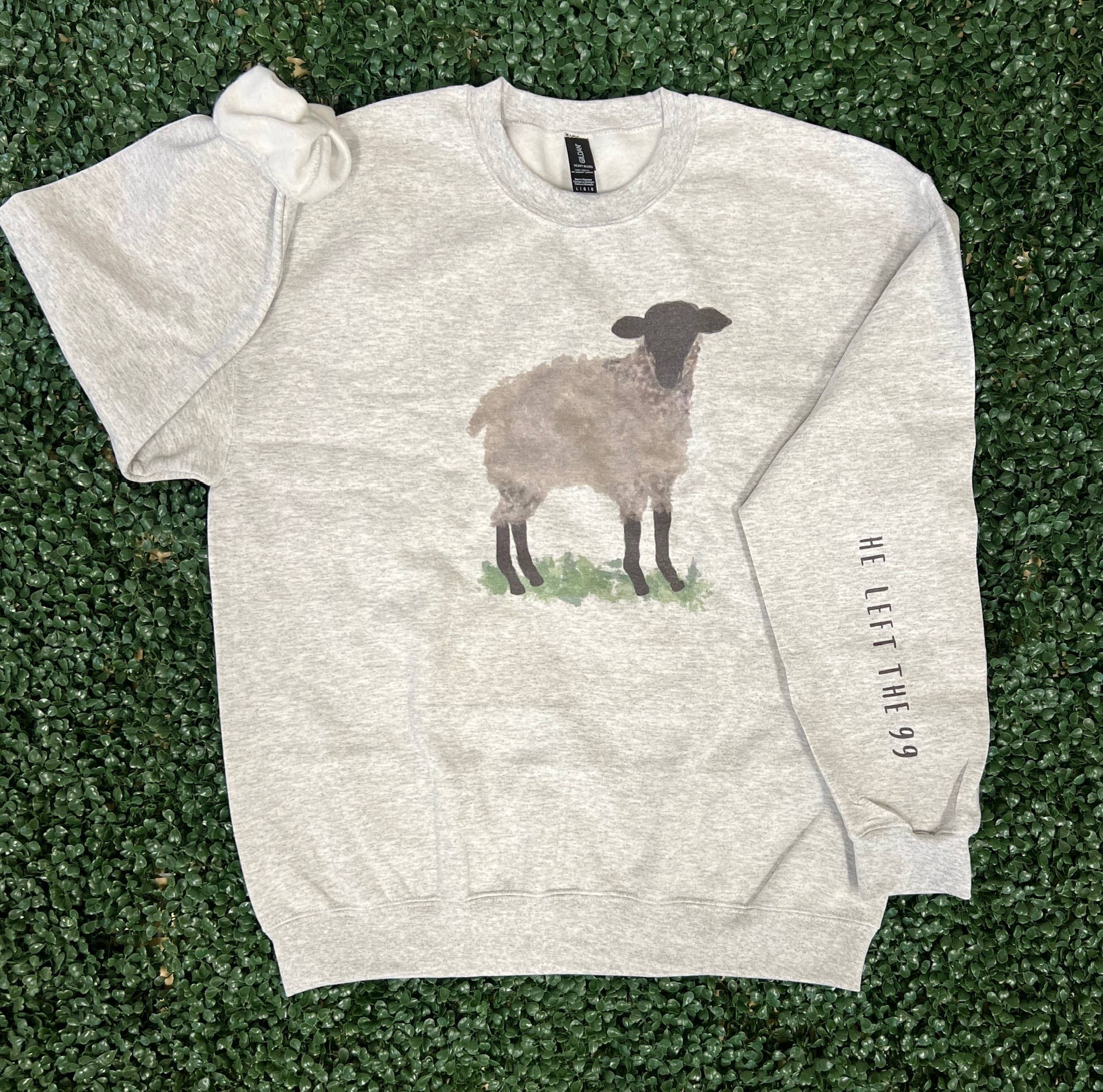 He Left the 99 On Ash Gray - Adult & Kids T-Shirts, Sweatshirts & Hoodies apparel design preview 1