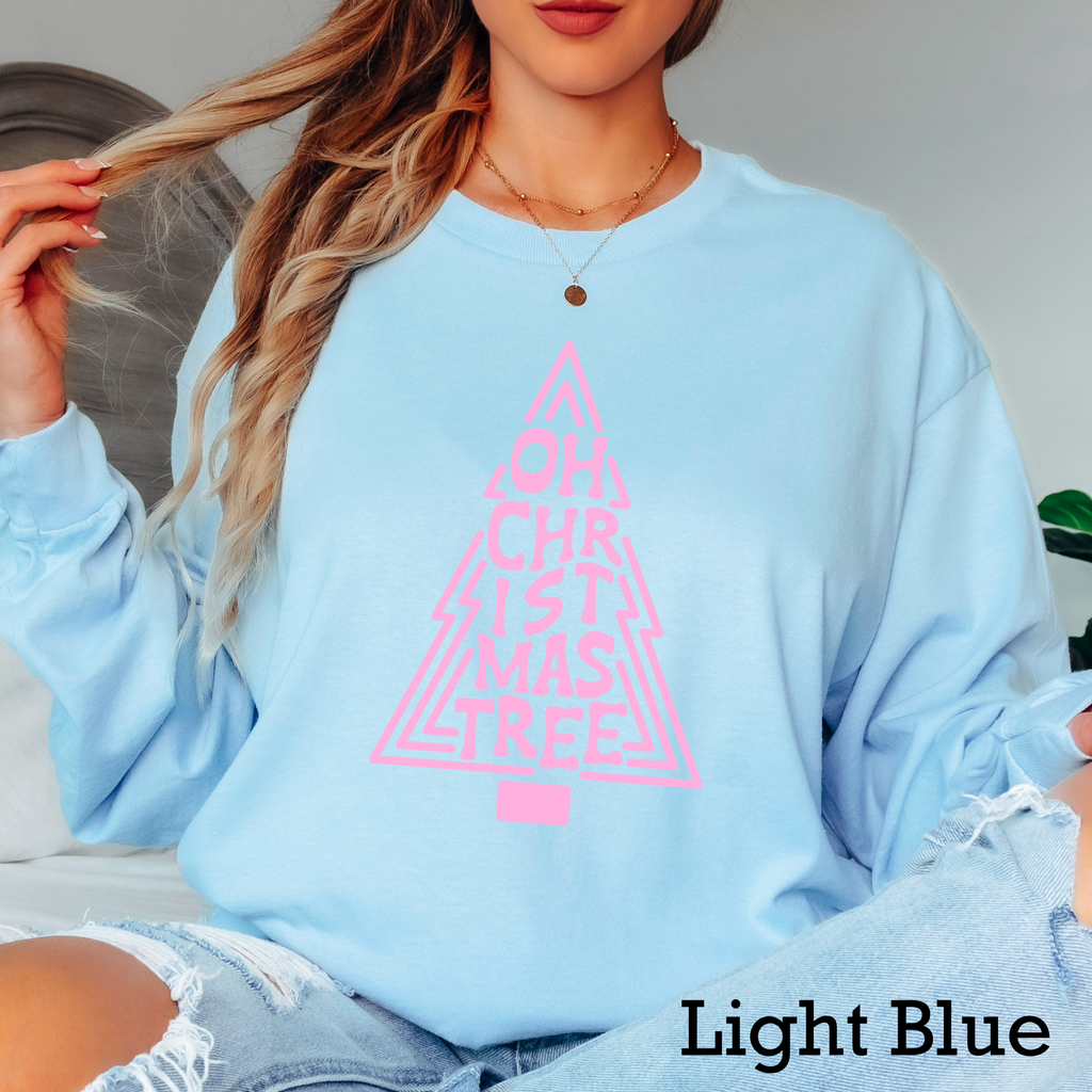 Oh Christmas Tree 2025 Gildan - Adult & Kids T-Shirts, Sweatshirts & Hoodies apparel design preview 1