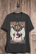 World Tour Rock and Roll Graphic Top - Adult & Kids T-Shirts, Sweatshirts & Hoodies apparel design preview 1