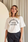 Support Your Local Artists Mineral Washed Graphic Top - Adult & Kids T-Shirts, Sweatshirts & Hoodies apparel design preview 1