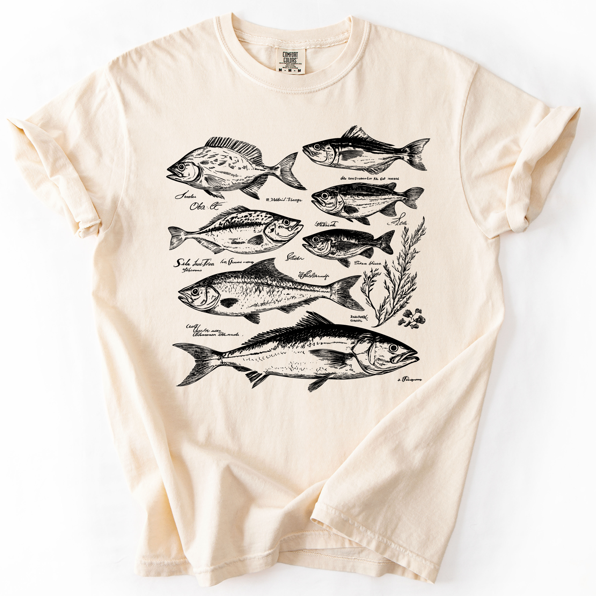 Vintage Fish, Retro Print, Classic, Fishing - Adult & Kids T-Shirts, Sweatshirts & Hoodies apparel design preview 1