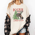 Rockin Around the Christmas Tree, Cowboy, Western - Adult & Kids T-Shirts, Sweatshirts & Hoodies apparel design preview 1