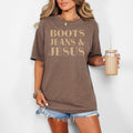 Boots Jeans and Jesus Spring Floral Graphic - Adult & Kids T-Shirts, Sweatshirts & Hoodies apparel design preview 1