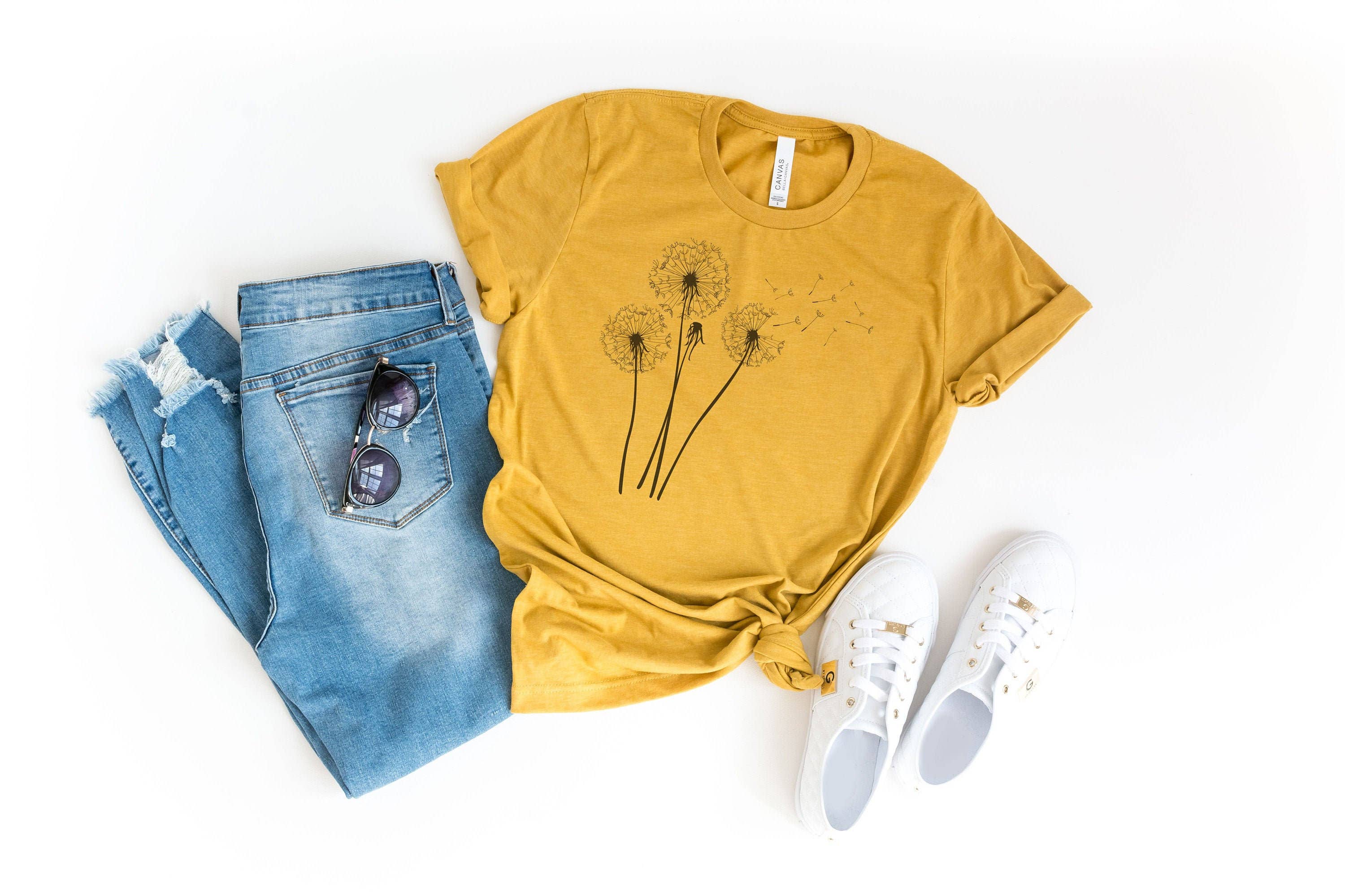 Dandelion Silhouette Botanical - Adult & Kids T-Shirts, Sweatshirts & Hoodies apparel design preview 1