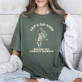 Let's Do This Before Anxiety Kicks in, Rabbit, Alice - Adult & Kids T-Shirts, Sweatshirts & Hoodies apparel design preview 1