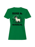 St. Patrick's Day Irish Magical Unicorn Women's - Adult & Kids T-Shirts, Sweatshirts & Hoodies apparel design preview 1