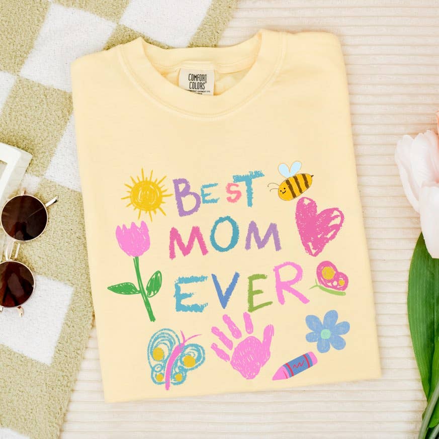 Best Mom Ever Doodle - Adult & Kids T-Shirts, Sweatshirts & Hoodies apparel design preview 1