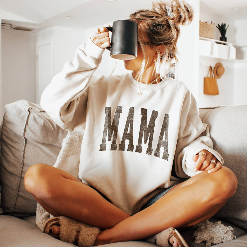 Trendy Mama Crewneck - Adult & Kids T-Shirts, Sweatshirts & Hoodies apparel design preview 1