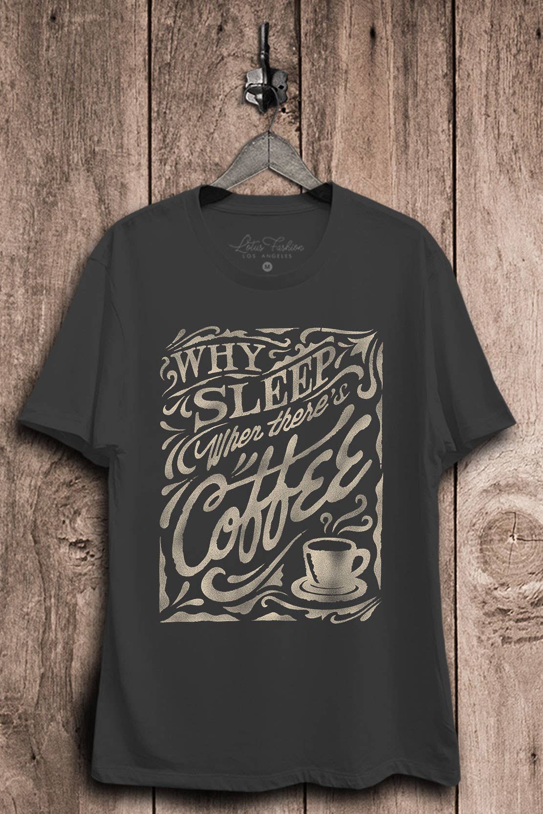 Why Sleep When Theres Coffee Graphic Top - Adult & Kids T-Shirts, Sweatshirts & Hoodies apparel design preview 1