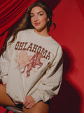 Oklahoma Hearts and Horses Natural - Adult & Kids T-Shirts, Sweatshirts & Hoodies apparel design preview 1