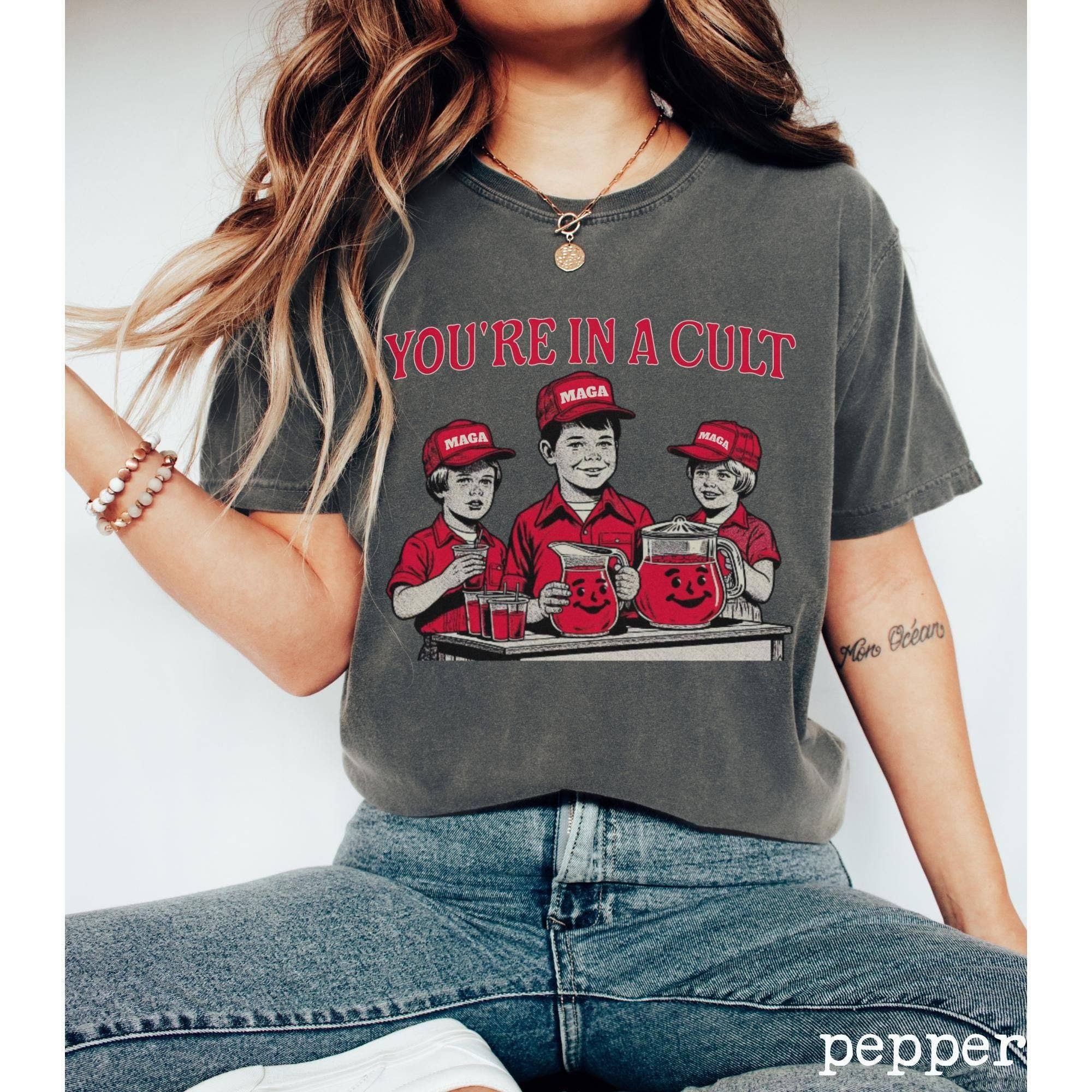 2024 Anti-Trump Kamala Harris Election Activist - Adult & Kids T-Shirts, Sweatshirts & Hoodies apparel design preview 1