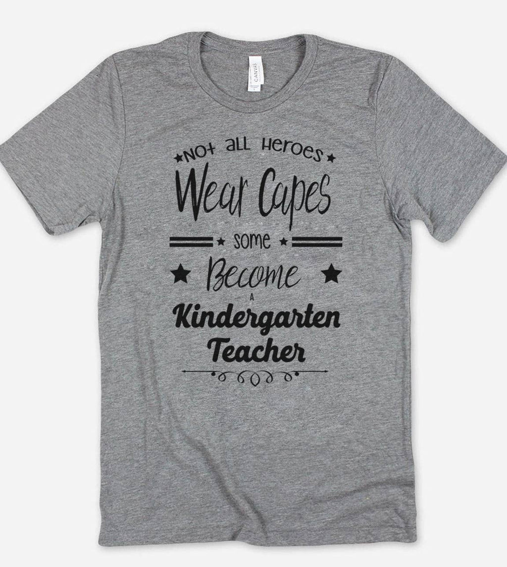 Hero Kindergarten Teacher Education Gift - Adult & Kids T-Shirts, Sweatshirts & Hoodies apparel design preview 1
