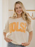 Tennessee Vols Mono Puff Ink Off White Heavyweight - Adult & Kids T-Shirts, Sweatshirts & Hoodies apparel design preview 1