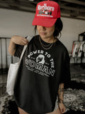 Power To the Woman (Og) Feminist Graphic Black - Adult & Kids T-Shirts, Sweatshirts & Hoodies apparel design preview 1