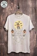 Pumpkin Head Skeletons Graphic Top - Adult & Kids T-Shirts, Sweatshirts & Hoodies apparel design preview 1