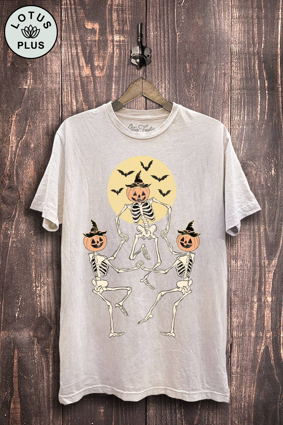 Pumpkin Head Skeletons Graphic Top - Adult & Kids T-Shirts, Sweatshirts & Hoodies apparel design preview 1