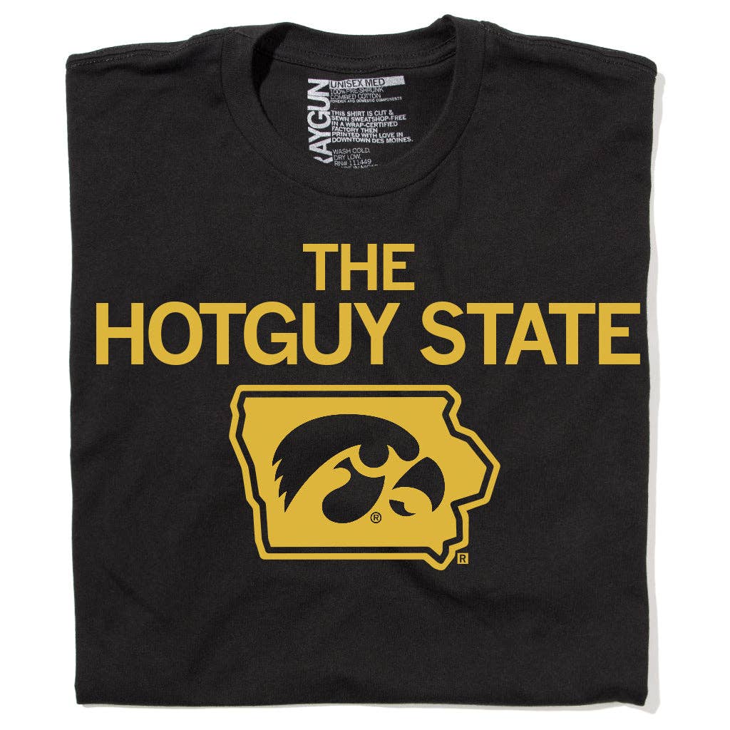 The Hotguy State - Adult & Kids T-Shirts, Sweatshirts & Hoodies apparel design preview 1