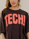 Texas Tech Mono Puff Ink Smoke One Size - Adult & Kids T-Shirts, Sweatshirts & Hoodies apparel design preview 1