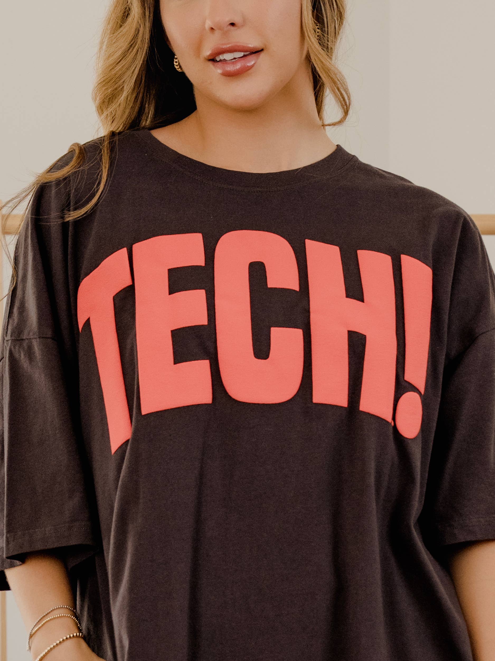 Texas Tech Mono Puff Ink Smoke One Size - Adult & Kids T-Shirts, Sweatshirts & Hoodies apparel design preview 1