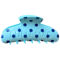 Lulu Mac Hair Clips LM-HR-1001- Blue/Navy Dot - Adult & Kids T-Shirts, Sweatshirts & Hoodies apparel design preview 1