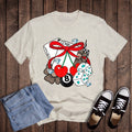 Valentines Lucky Lover Cherries Graphic - Adult & Kids T-Shirts, Sweatshirts & Hoodies apparel design preview 1