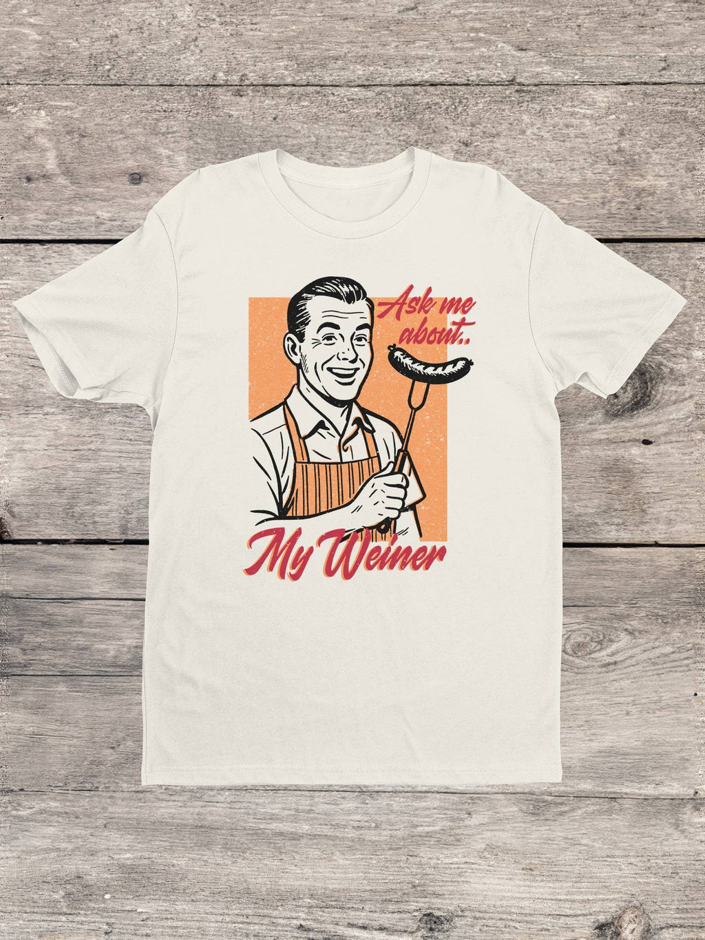 Bbq Fun Grill Apron Men's - Adult & Kids T-Shirts, Sweatshirts & Hoodies apparel design preview 1